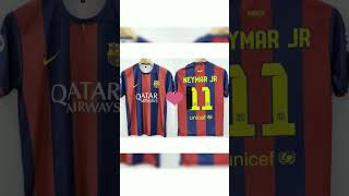 Barcelona new jersey 💔💔vs old one ❤️shortsshortsfeedfootballbarcelona [upl. by Hauser]