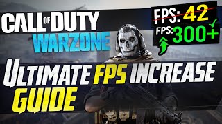 🔧 COD WARZONE Dramatically increase performance  FPS with any setup  Best Settings [upl. by Yednarb778]