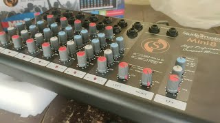 studio master mini 8 mixer  8 channel best mixer studio master [upl. by Gerrilee960]