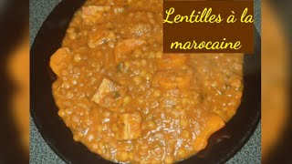 Lentilles à la marocaine au cookeo [upl. by Ellan184]