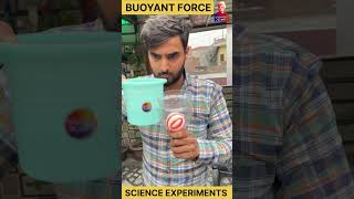 buoyancy and archimedes principle  science experiments  experiment science [upl. by Katha]