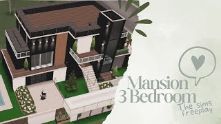 Casa moderna com 3 quartos  speed build  the sims freeplay [upl. by Nnarual304]