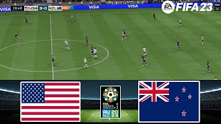 FIFA 23  USA vs New Zealand 2972024  FIFA Womens World Cup 2023  Gameplay PS5 [upl. by Skutchan]