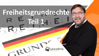 Das Prüfungsschema der Freiheitsgrundrechte – Teil 1 ► juracademyde [upl. by Averi]