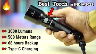 Best Torch in INDIA 2022  WaterResistant 500 Meters Range  Fenix C7 [upl. by Dreher]