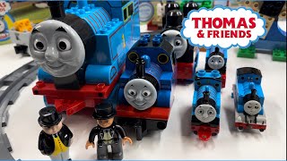 LEGO DUPLO Train 5544 Thomas Starter Set vs Mega Bloks [upl. by Giesser]