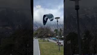 This guy has taken paragliding to the next level 😲 🎥 ViralHog [upl. by Haroppiz]