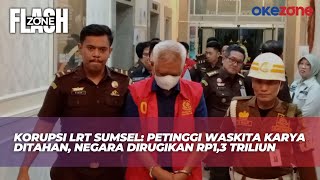 Terlibat Dugaan MarkUp Tiga Pejabat Waskita Karya Ditahan dalam Kasus LRT Sumsel [upl. by Amble409]