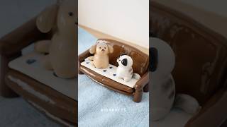 Polymer Clay Art  Cozy dogs polymercaly handmade cozyvibe [upl. by Gemperle]