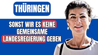 Wagenknecht fordert von Thüringer CDU Distanzierung von Merz [upl. by Toma441]