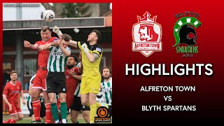 HIGHLIGHTS Alfreton Town 10 Blyth Spartans 22042023 [upl. by Ramo984]