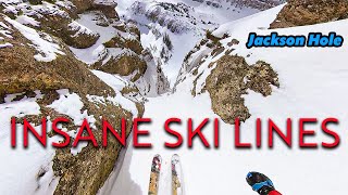 Skiing off Huge Cliffs in Jackson Hole  Owen Leeper [upl. by Lowrie]