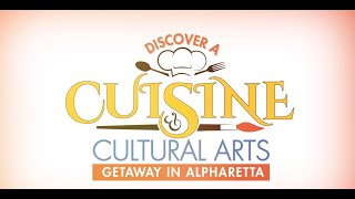 A Cuisine amp Cultural Arts Getaway in Alpharetta GA in 30 Seconds [upl. by Halstead]