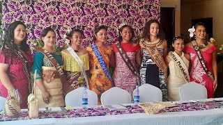 🌺 Miss Pacific Islands Pageant Contestants Order of Appearance amp Prepageant Interview Topic Draw [upl. by Htederem940]