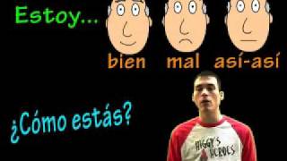 Learn Spanish  Describing feelings with Estar to be [upl. by England34]