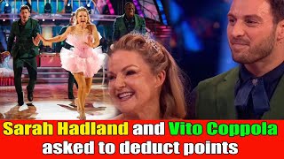 Sarah Hadland and Vito Coppola were asked to deduct points for messy performance [upl. by Adnala242]