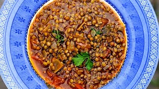 Lentilles à la Marocaine 👌 pour Faire le Plein de Vitamines  Recette économique 🔝 [upl. by Kimbell]