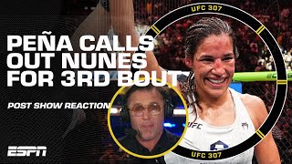 Chael says Julianna Peña was trolling Kayla Harrison with Amanda Nunes callout  UFC 307 Post Show [upl. by Leuamme]