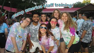 camp america vlog staff training  what its like working at an American summer camp [upl. by Ardnael]