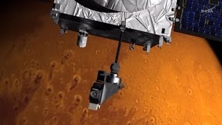 Nasas MAVEN spacecraft enters Mars orbit [upl. by Enytnoel]