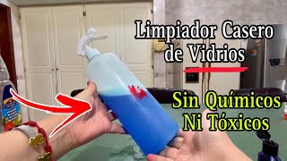 Limpiador Casero de Vidrios y Espejos SIN QUÍMICOS ni TÓXICOS [upl. by Aicilaanna]