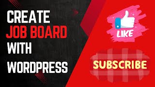 How To Create A Job BoardListing In Wordpress  FREEQUICKEASY [upl. by Arretahs121]