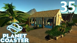 Planet Coaster ALPHA  Part 35  More Scenery Work [upl. by Githens]