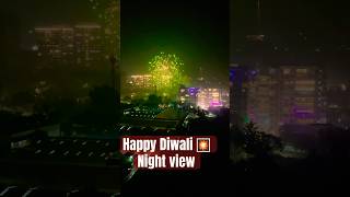 happydiwali nightview fireworks lights nightview of the sky diwalitime [upl. by Tychonn]