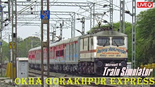 Journey In 15046 Okha Gkp Express  Msts Gameplay  Indian Railways  WRV11 Route [upl. by Kirschner]