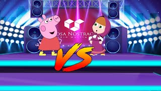 Masha vs Peppa  BATALLA DE RAP [upl. by Cherlyn70]