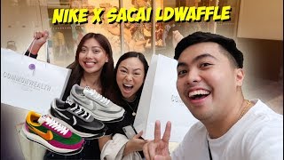 Nike x SACAI LD Waffle Release at Commonwealth PH  Review  ChummiTV [upl. by Hali658]