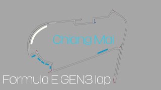 F1c test facility  test on Chiang Mai EPrix Circuit proposal with Formula E Gen3 car [upl. by Plato429]