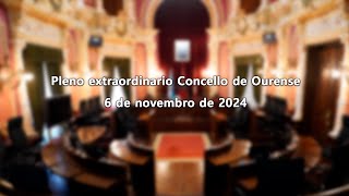 Pleno extraordinario Concello de Ourense 61124 [upl. by Gies]