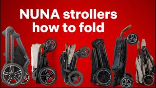 Nuna Strollers How to Fold [upl. by Nyrroc]