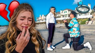 PROPOSING TO ANOTHER GIRL PRANK ON FIANCE SHE CRIES [upl. by Nyliram]