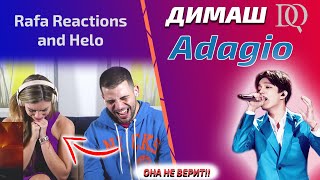 ОН ЕЩЕ И ПИАНИСТ Rafa Reactions Dimash  Adagio Димаш реакция [upl. by Sumer]