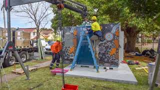 Ausgrid Community Battery Installation  Cabarita [upl. by Ecnirp]