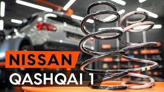 Как да сменим задна пружина за ходовата част на NISSAN QASHQAI 1 J10 ИНСТРУКЦИЯ AUTODOC [upl. by Amati]