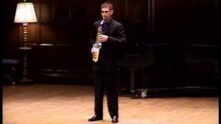 Sequenza IXb by Luciano Berio  Doug OConnor alto saxophone  Part One [upl. by Gradeigh]