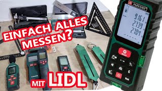 Wie genau ist ein Laserentfernungsmesser von Lidl PARKSIDE® Messmittel im Test [upl. by Kathryn199]