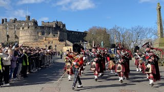 The Royal Regiment of Scotland Parade on 24 March 2024 [upl. by Kehoe]