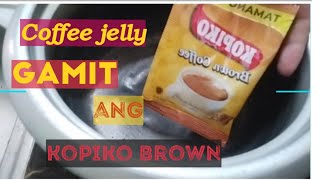 coffee jelly gamit ang kopiko brown [upl. by Abercromby]