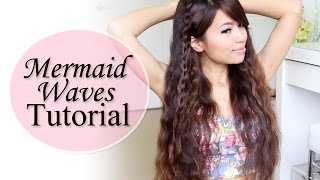 Mermaid Waves Hair Tutorial feat NuMe Pentacle Wand Deep Waver [upl. by Incrocci947]