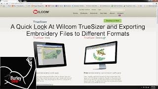 A Quick Look at Wilcom TrueSizer and How to Change Embroidery File Formats DST To PES and more [upl. by Gnof]