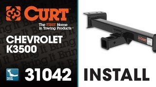 Front Mount Install CURT 31042 on 1994 Chevrolet K3500 [upl. by Amaerd]