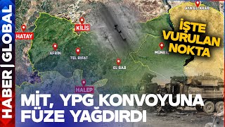 SİHAlar Suriyeye Girdi MİT YPG Konvoyunu Havaya Uçurdu 12 Tır 2 Tank İmha Edildi [upl. by Ativahs]