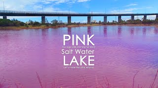 Pink Salt Water Lake  Melbourne  Let’s hope the pink returns [upl. by Doralynn]