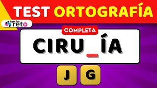 Test de Ortografía  Nivel difícil  Super Reto Quiz [upl. by Durrett]