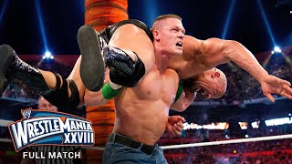 FULL MATCH  The Rock vs John Cena WrestleMania XXVIII [upl. by Lah]