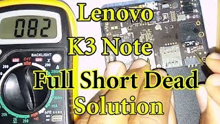 Lenovo K3 Note Full Short Dead Problme Solution [upl. by Shatzer947]